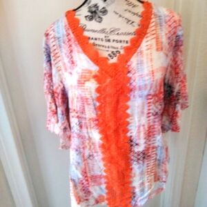 Cato Boho Lace Embellished Tunic